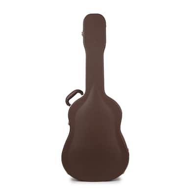 Immagine Deluxe Arch Top Wood Case Dread/12 String Guitars-Brown - 2