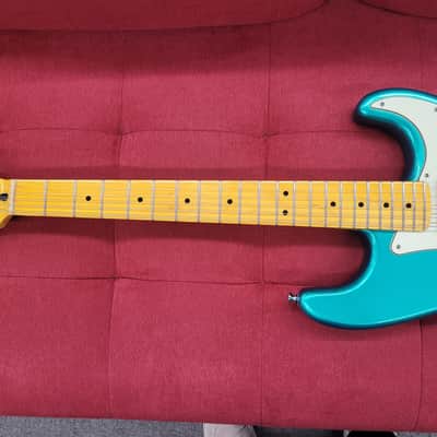 Unknown S-Style Parts Guitar SSS - Turquoise image 13