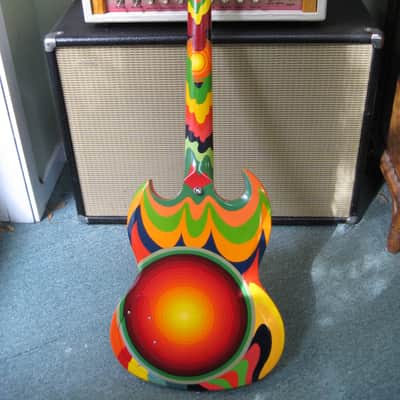 Gibson Eric Clapton's "the Fool" SG Replica  Handpainted Detail /Gibson Case Free US Shipping! image 9