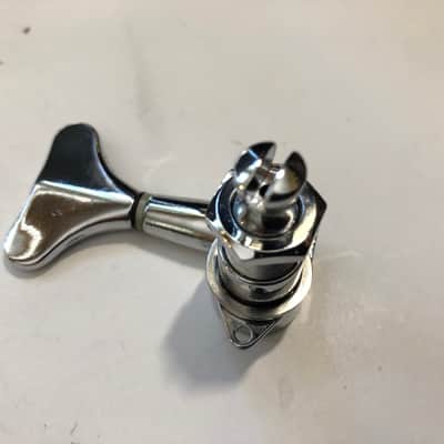 Fender 2-Over, 2-Under Chrome Bass Mini-Tuners Chrome image 2