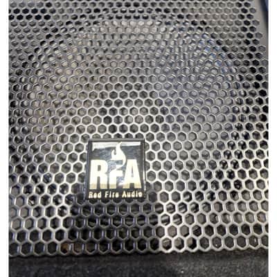 RFA-PM10H Red Fire Audio - 150W Powered Wedge Stage Monitor - Black - Excellent w/ Original Box image 7