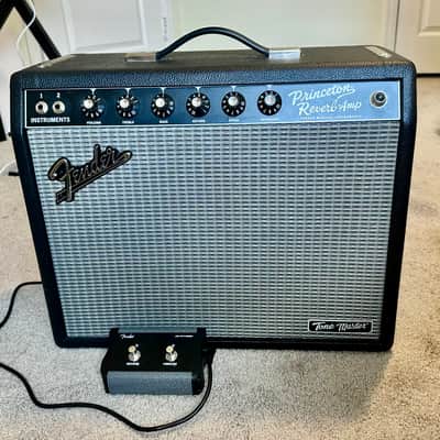 Fender Tone Master Princeton Reverb 12-Watt 1x10" Guitar Combo 2022 - Present - Black image 1