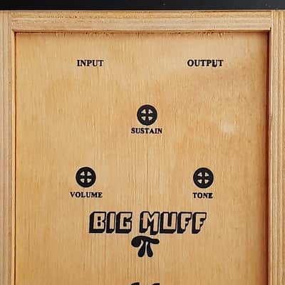 1990s-Early 2000s - Wooden Box - Vintage Electro-Harmonix Big Muff Pi V7 Four 4 Screws (Black Russian) 1998 - 2009 - Black image 14