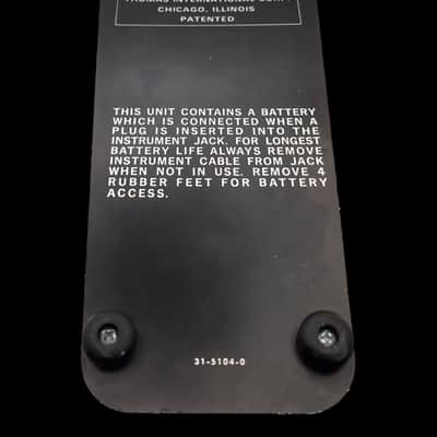 Thomas Organ Cry Baby Model with True Bypass and Sabbadius Inductor 95 1967 - 1981 - Black X8818 image 4