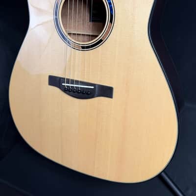 Yamaha TAG1E TransAcoustic Dreadnought Acoustic-Electric Guitar Gloss Natural w/ Soft Case image 4