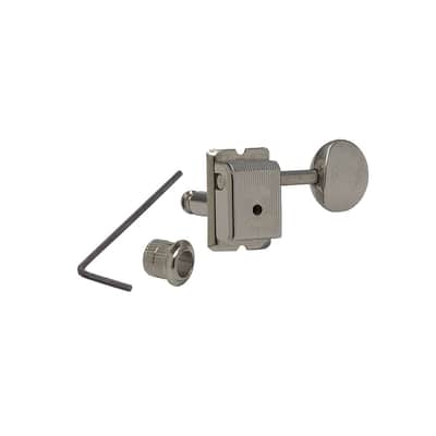 SD91 Height Adjustable Post 6 In Line Vintage Style Tuning Machines-Gold image 2