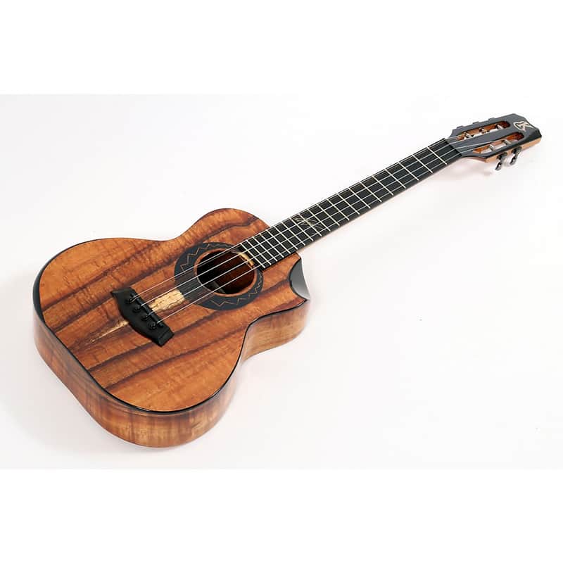 Kanile'a Ukulele Willie K 5-String Super Tenor Ukulele Regular Gloss Natural image 1