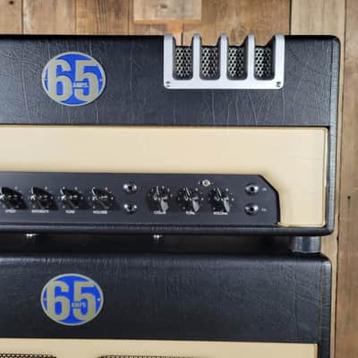 65 Amps London Head and 1x12 Cab - Black and Cream image 6