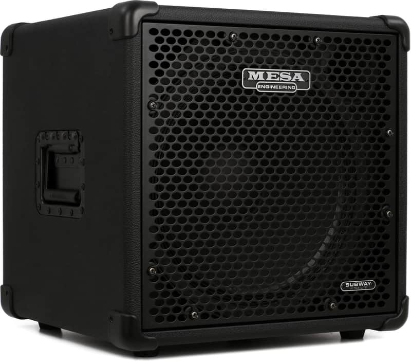Mesa/Boogie Subway 1 x 15-inch 400-watt 8-ohm Bass Cabinet - Black Bronco with Black Metal Grille image 1