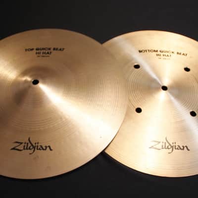 Zildjian A 14" Quick Beat Hi Hats (Pair) Truly excellent condition Great Hats!