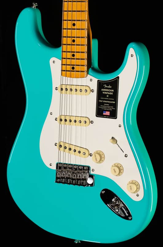 Fender American Vintage II 1957 Stratocaster, Maple Fingerboard, Sea Foam Green (265) image 1