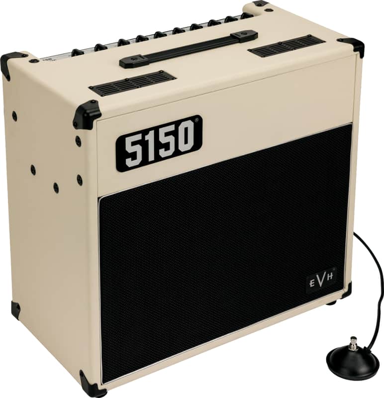EVH 5150 Iconic Series 15W Tube Guitar Amplifier 110 Combo, Ivory #2257300410 image 1