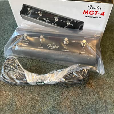 Fender 099-4071-000 MGT-4 Mustang GT 4-Button Footswitch with 1/4" Jack 2010s - Black/Silver image 2