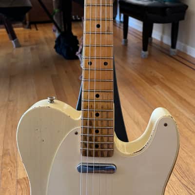 Fender Custom Shop 1955 Telecaster and Pro Jr relic amp 2005 - transparent blonde image 5