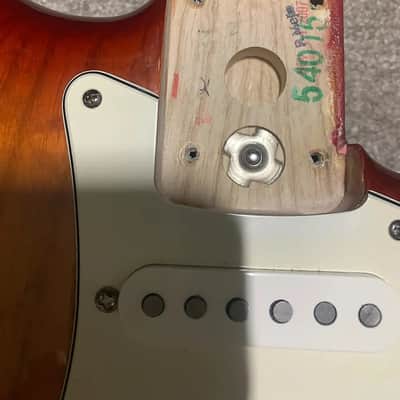 Fender American Stratocaster Sienna Sunburst Ash loaded body image 2
