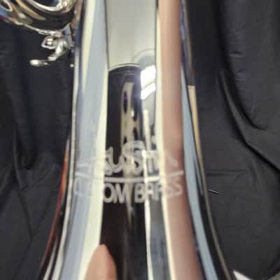 Austin Custom Brass TR-1 Bb Student Trumpet 2026 - Silver Plated w/ case image 4
