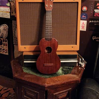 1950s-1960s Martin Style 0 Soprano Ukulele Mahogany w/ Original Case | Brazilian Rosewood Fingerboard image 22