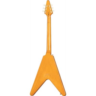 1958 Korina Flying V White Pickguard Aged Natural image 2