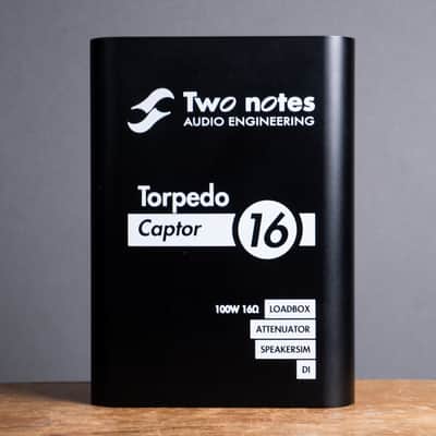 Two Notes Audio Engineering Torpedo Captor 16 Compact Analog Reactive Load Box, Attenuator & Amp DI (used) image 2