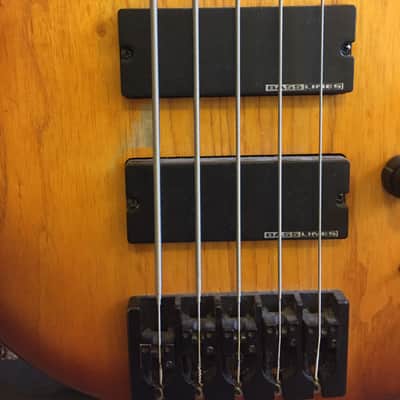 Warmoth Gecko 5 Wide Brown Burst image 5