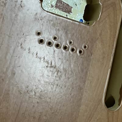 Fender John 5 Ghost Telecaster guitar body red binding base coat image 4