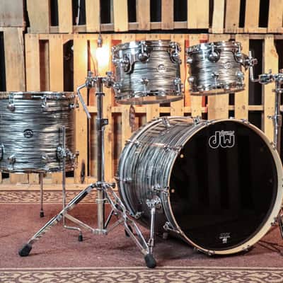 DW Performance Pewter Oyster Stage Drum Set - 18x22, 8x10, 9x12, 14x16 image 1