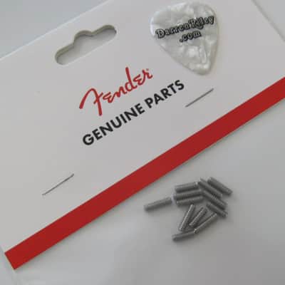 Fender Original Vintage Stratocaster Bridge Saddle Height Screws 0994928000 image 2
