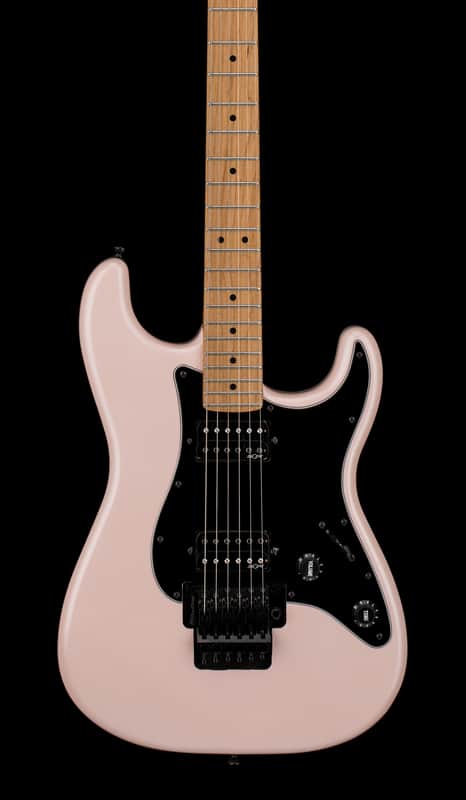 Squier Contemporary Stratocaster HH FR (2022) - Shell Pink Pearl #04391 with Gig Bag image 1