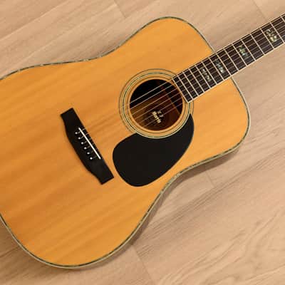 1970s Morris W-50 Vintage Dreadnought Acoustic Guitar, Spruce & Rosewood w/ Case, Japan image 1