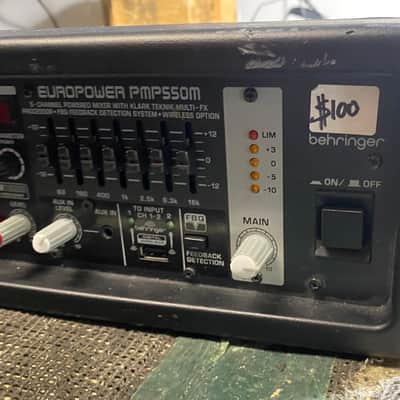 Behringer Europower PMP550M 5 Channel Powered Mixer image 4