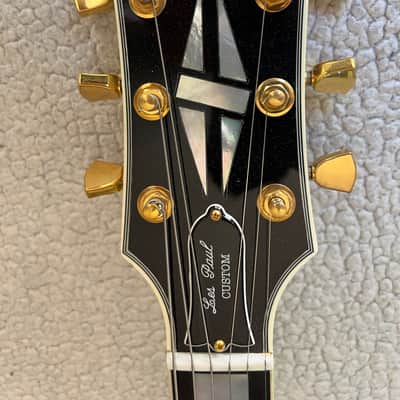 Gibson Les Paul Custom 2008 - Alpine White, pin stripe image 3
