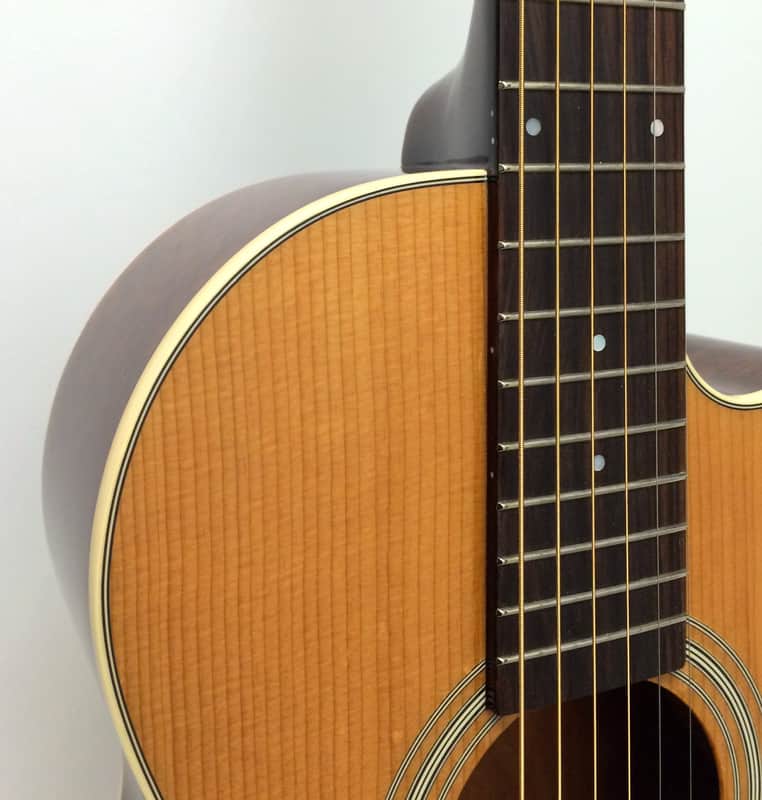 Recording King RP1-16C Solid Adirondack Spruce Top 0-Body Parlor
