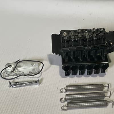 2000's Ibanez RG220B Series ILT1 Licensed Black Floyd Rose Double Locking Tremolo Bridge image 1