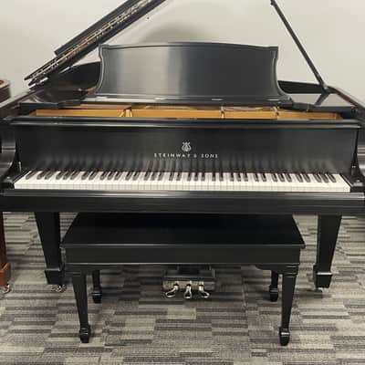 Steinway Model O 5'10" Grand Piano 1921 (Restored) - Satin Ebony image 7