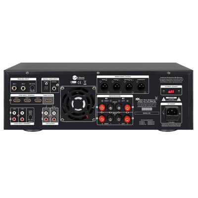 Better Music Builder 1400W Karaoke Power Mixer Amplifier w/ HDMI & USB image 2