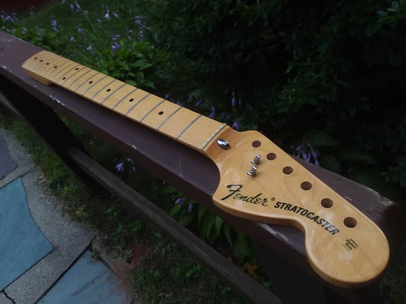 Fender Stratocaster 70's neck bullet truss rod Maple Strat image 1