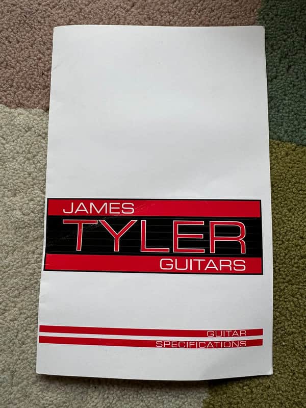 James Tyler Studio Elite HD Guitar specifications 2010 - Black Shmear image 1