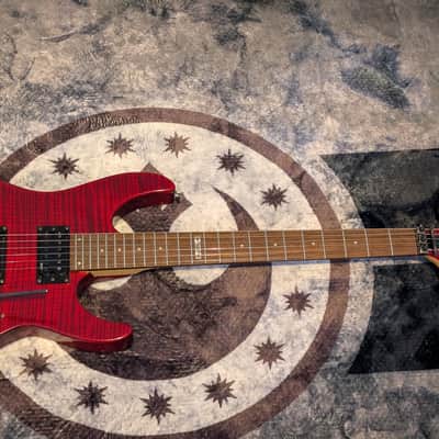 2009 ESP LTD M-100 FM - See-Through Cherry image 17
