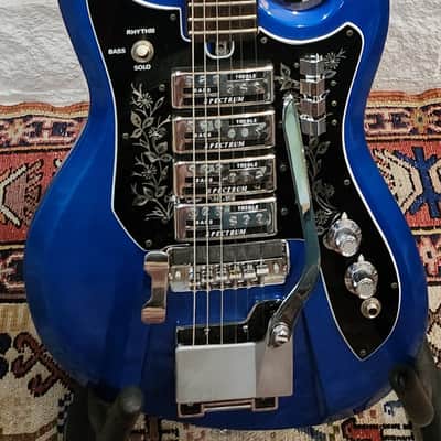 COLLECTORS! Teisco Del Rey ET440 Spectrum IV DeArmond Pickups 1968 Japan image 3