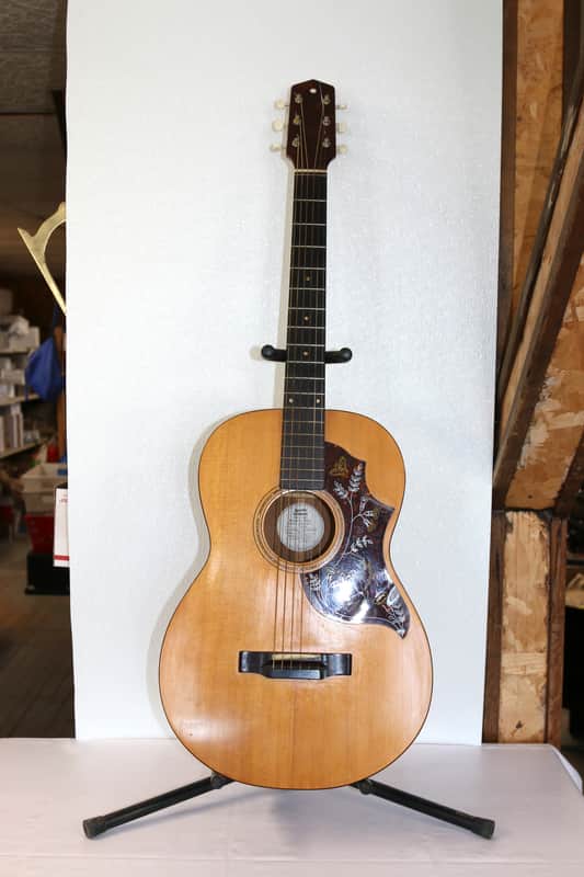 Rare Apollo Parlor No. 006 Acoustic Guitar With Hard Shell Case image 1