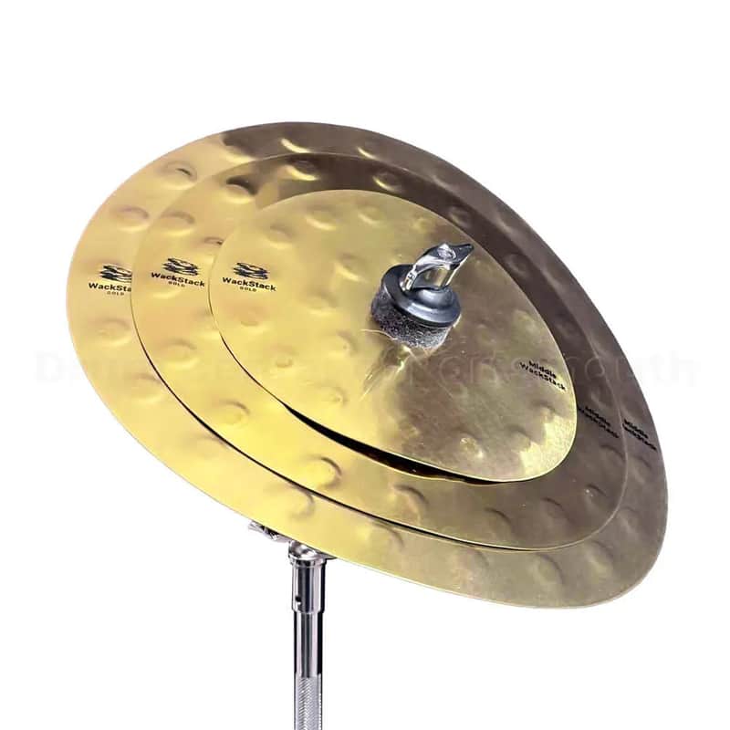Avenir WackStack Gold Clap Effect Cymbal Stack 7/9/11 image 1