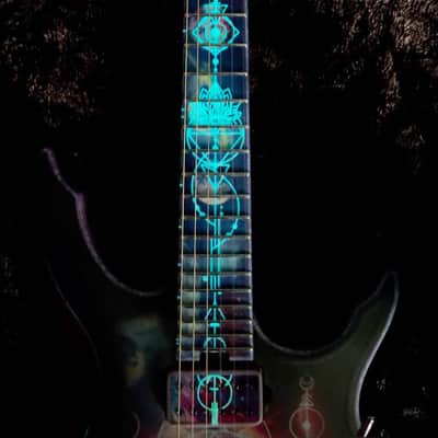 Lionheart Guitars Eximia Custom 6-String "Galaxy" | Built-in LED System | Edge Tremolo | w/ Hard Case & COA image 18