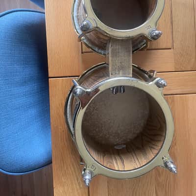 Immagine Latin Percussion LP793X Giovanni Galaxy Series Ash Bongos with Gold Tone Hardware 2010s - Natural - 7