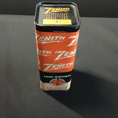 NOS NIB ZENITH # 47 Power Amplifier VACUUM TUBE Tin Can Box SEALED! #1.1005 image 1