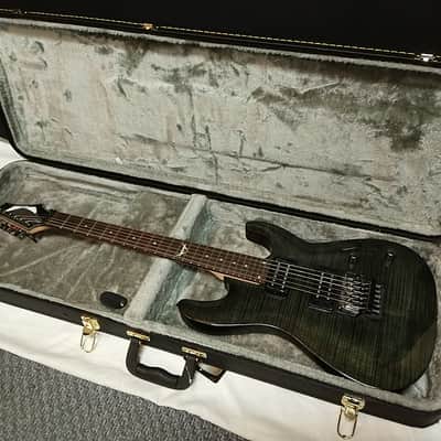 DEAN Custom 350 F Floyd electric GUITAR new Trans Black w/ HARD