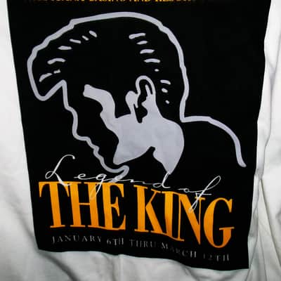 elvis presley legend of the king new xl long sleeve sweatshirt - rock n roll pop gospel r&b martin gibson guitars image 1