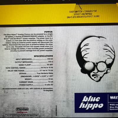 Way Huge Blue Hippo Analog Chorus MkII 2010's RARE! image 6