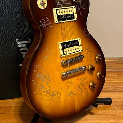 2009 Gibson Les Paul Studio Deluxe Autographed by Paper Tongues image 2