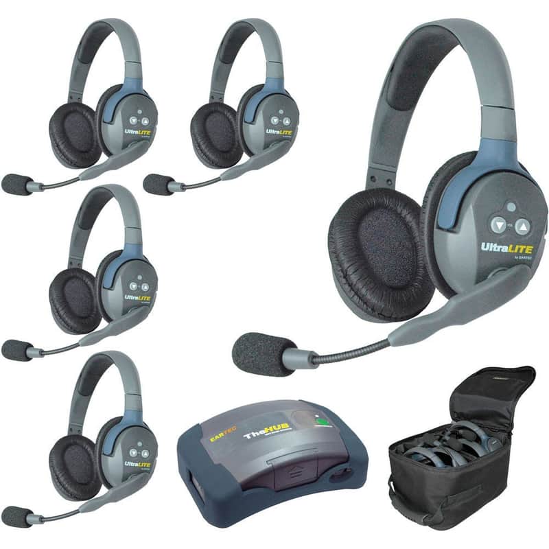 Eartec HUB5D 5 Person Wireless Headset Intercom System image 1