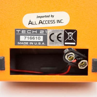 Tech 21 SansAmp Oxford With Original Case Made in U.S.A. Distortion Effect Pedal 716610 image 6